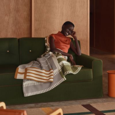 Blankets - Home textiles: blankets, pillows and cashmere | Hermès USA